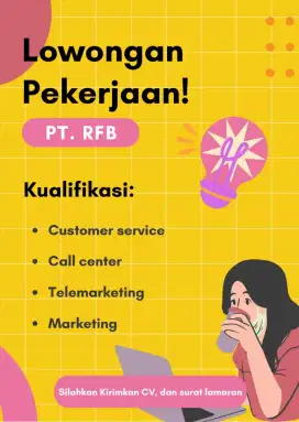 Di butuhkan segera loker se-Jabodetabek