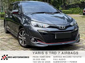 (DP 29jt) TOYOTA YARIS S TRD 2019 7 AIRBAG, YARIS GR 2020, RECORD