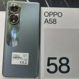 OPPO A58 hitam ram 6/128