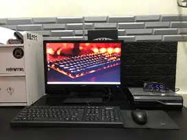 PC Office Mini PC satu set siap pakai sudah pakai SSD anti lelet
