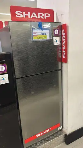 Kulkas sharp 2pintu 205L