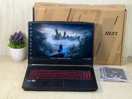 MSI Katana GF66 i5-11400H RAM 16 SSD 512 RTX 3050Ti Mulus Fullset