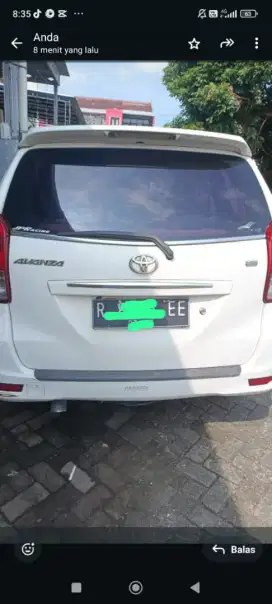 Mobil avanza 2014 1300cc tangan pertama