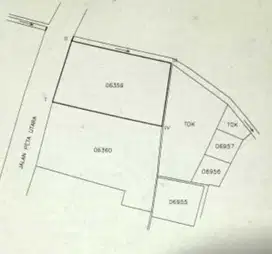 Tanah Di Jual Jl. Peta Utara  Pegadungan Kalideres, Jakarta Barat