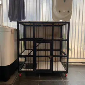 KANDANG KUCING TINGKAT ALUMINIUM