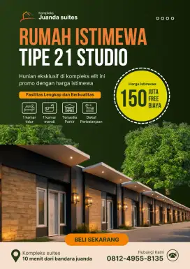 RUMAH BERKONSEP VILLA DI SIDOARJO KOTA