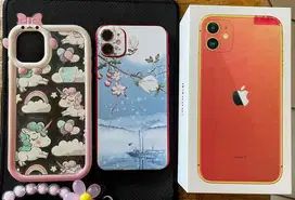 Apple Iphone 11 64gb Merah bekas Garansi Ibox Resmi
