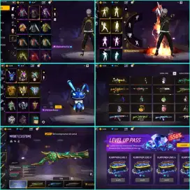 Jual beli akun ff ber SG harga murah barang bagus