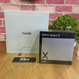 New Oppo Find N5 Fold 5G 16/512GB cosmic Black + Oppo watch x resmi