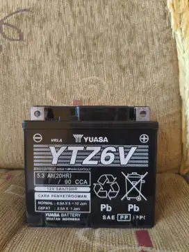 Aki motor YUASA YTZ6V