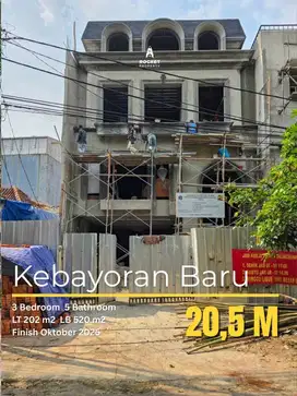 JUAL RUMAH BRAND NEW ON PROGRESS KEBAYORAN BARU