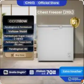 Freezer chiq 200L