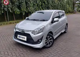 TDP 7,JT Toyota Agya 1.2 G TRD Sportivo Bensin-AT Silver 2020