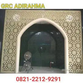 Motif GRC Krawangan Kaligrafi Arab untuk Masjid Anda!