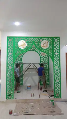 Krawangan GRC untuk Pintu & Jendela Masjid