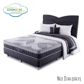 Springbed Neo Star (Grey) by Comforta harga termurah