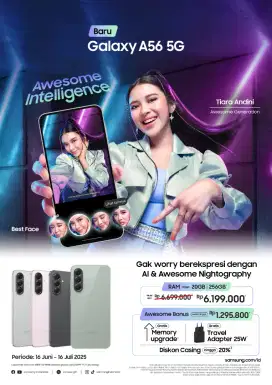 Galaxy a56 free upgrade memory