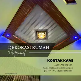 Plafon pvc terpasang