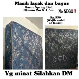 KASUR SPRING BED (ukuran 2Meter x 1,5meter)