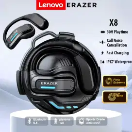 Earphone OWS TWS Lenovo Erazer X8 AI Smart Bluetooth 5.4 Penerjemah