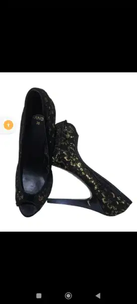 sepatu heels cewe Mango tinggi 12 cm size 36