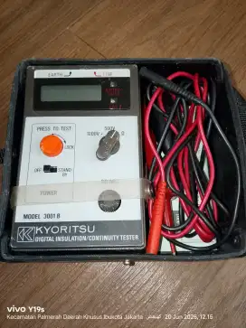 KYORITSU EARTH TESTER 4102 DAN DIGITAL INSULATION 3001B