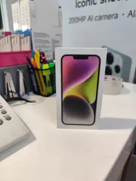 New Iphone 14 128 Starlight, barang segel box & garansi resmi Ibox.