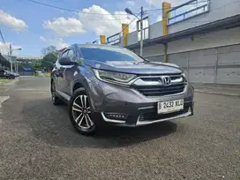 ( KM 30.000 ) CRV Prestige Turbo AT 2018 Abu-Abu Antik Service Record