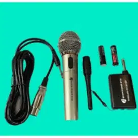 Mic bisa wireless dan kabel