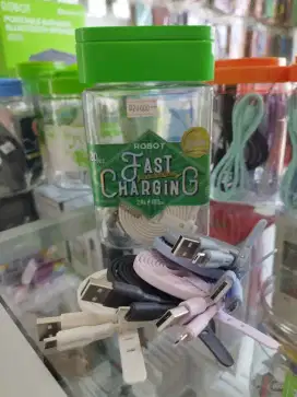 Kabel Data Micro Type-C Lightning USB Robot Olike Q-Top