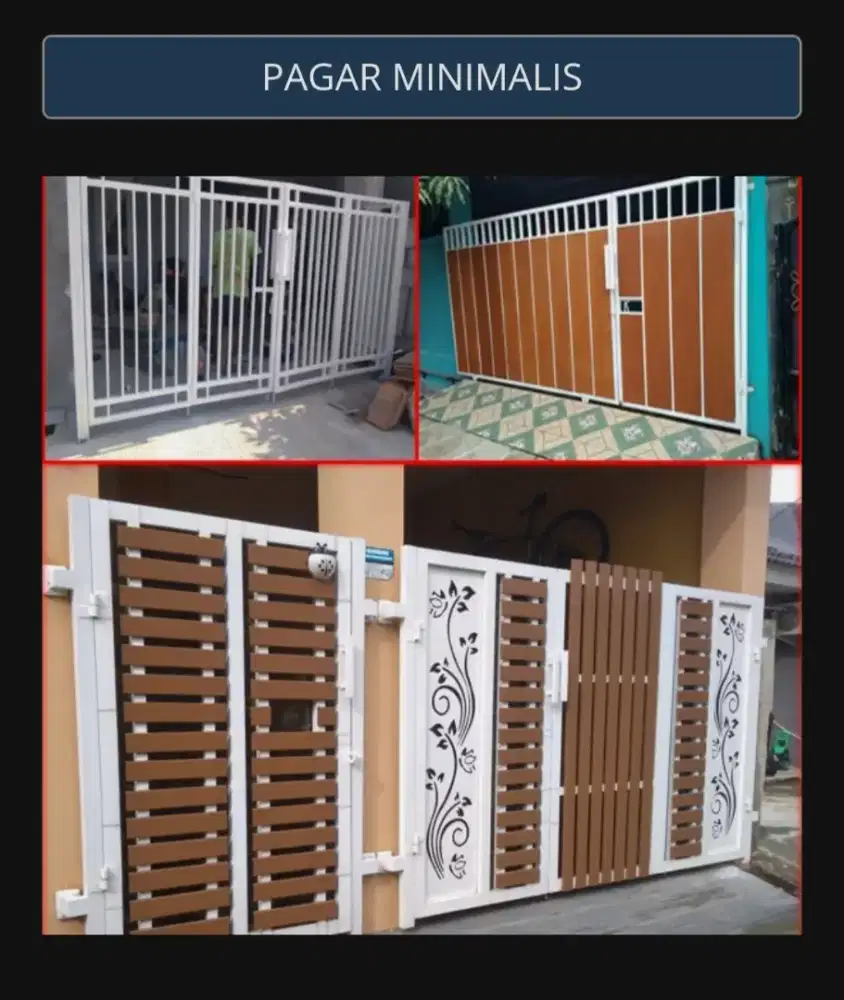 Pagar minimalis