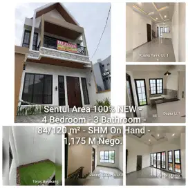 Rumah Siap Huni - Sentul City 100% New - Griya alam Sentul