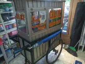 Gerobak full alumunium cilok
