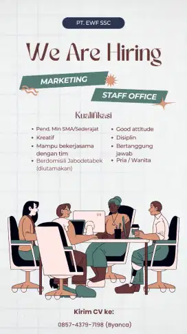LOKER JAKARTA PUSAT!!
