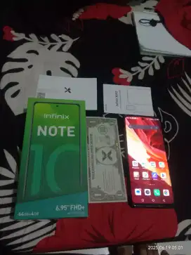 Infinix note 10 RAM 4GB ROM 64GB