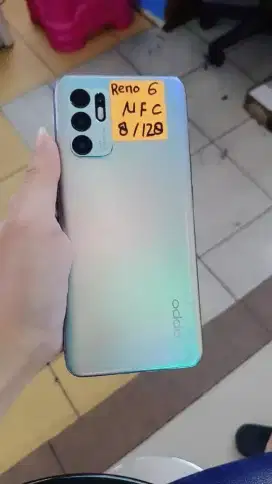 Di Jual Hp second Oppo Reno 6 NFC Ram 8/128