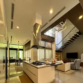 rumah 3 lantai design minimalis siap huni di kemang jakarta selatan
