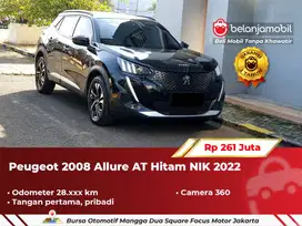 [ LOW KM ] Peugeot 2008 Allure AT Hitam 2022/2023