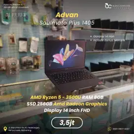 ADVAN Soulmate Plus 1405 | Ryzen 5 3500U 8GB 256GB