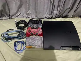 PS 3 slim 250gb bekas lengkap