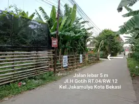 Tanah Hook SHM Kavling PLN Jakamulya Kota Bekasi lokasi strategis