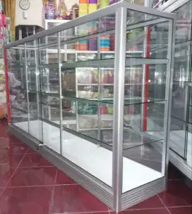 Etalase Toko dll Panjang 2Mx1M (4 Tingkat)