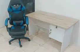 Meja Kerja, Meja Komputer + Kursi Gaming Baru