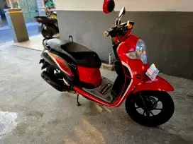 Honda Scoppy 2019 Merah Hitam Surat lengkap