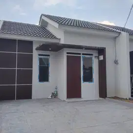 Rumah subsidi mahkota estate ready double dinding ada tembok belakang