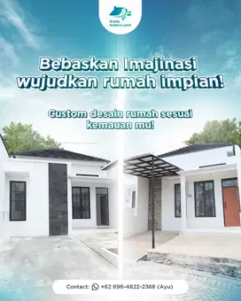 Rumah 300jutaan dekat lapangan merbau, ulin banyumanik