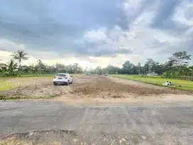 Tanah Dekat UII cocok Bangun Villa View Sawah