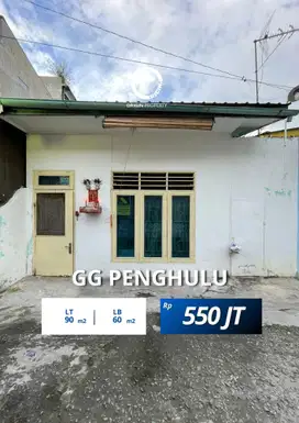 Dijual Murah Rumah Jalan HM Yamin Gg Penghulu Daerah Sei Kera