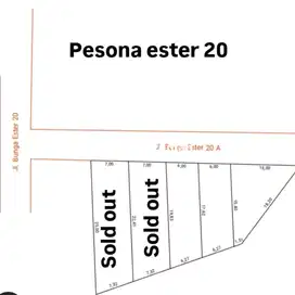DIJUAL RUMAH JALAN BUNGA ESTER PESONA ESTER  - DAERAH SELAYANG (MEIKY)
