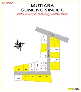 Selatan Universitas Pamulang / UNPAM Viktor. Kavling SHM Bisa Cicil 12